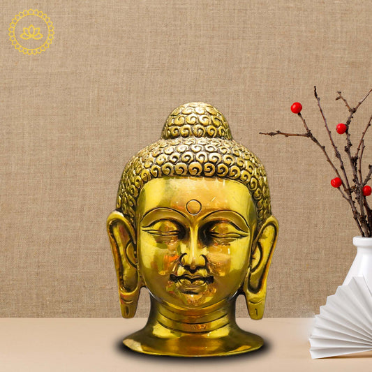 Brass Buddha Idol - Divine India Art