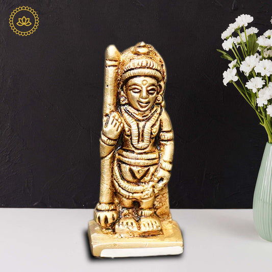 Brass Udupi Krishna Idol - Divine India Art