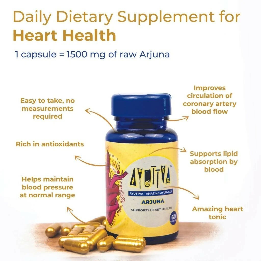 Ayuttva Arjuna Capsules | Swadesiicart