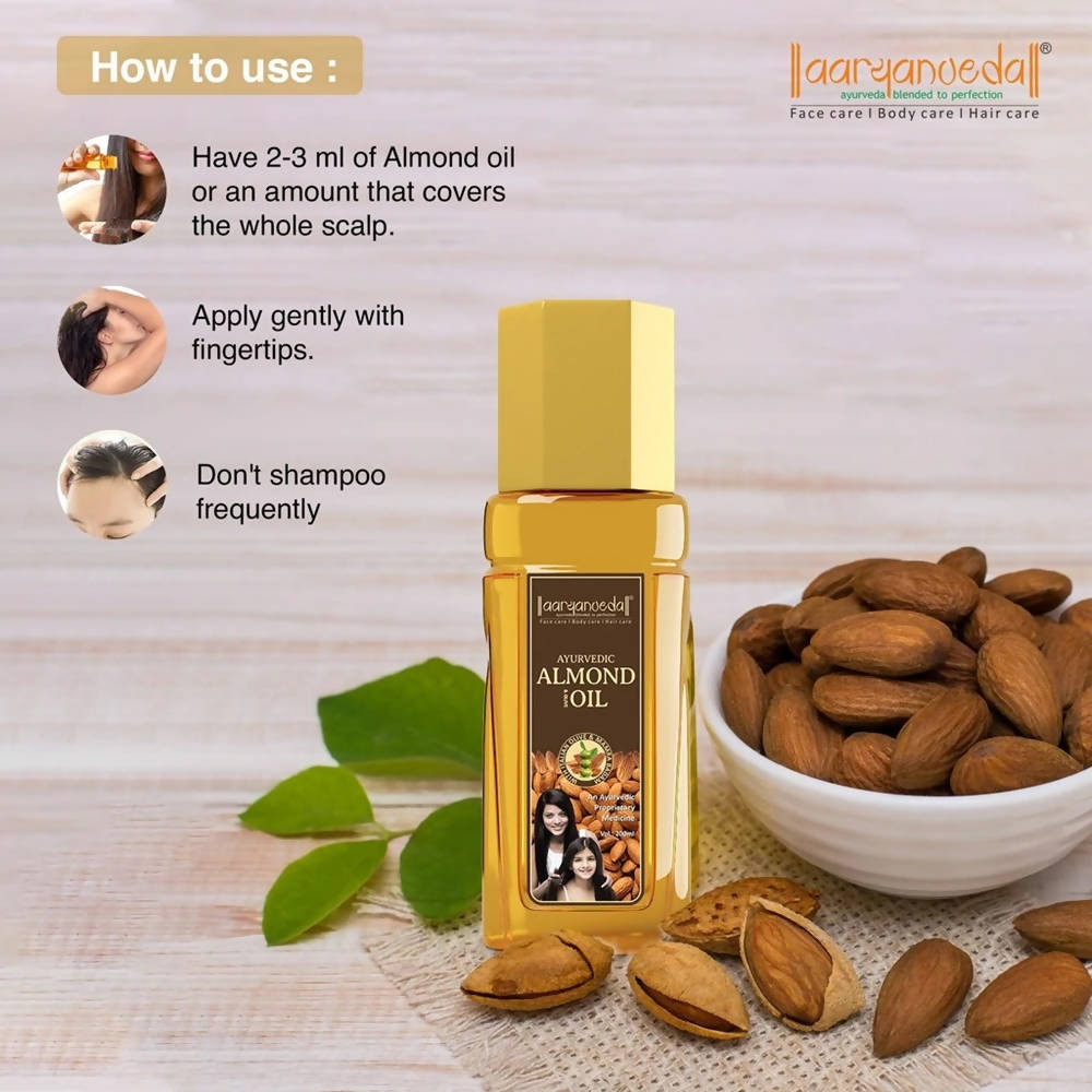 Aaryanveda Ayurvedic Almond Oil - Limited Time Offer - Swadesiicart