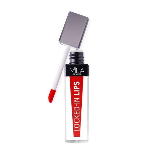 Mila Beaute 12 Hr Non-Transfer Locked-In Liquid Lipstick - Flaming Chips