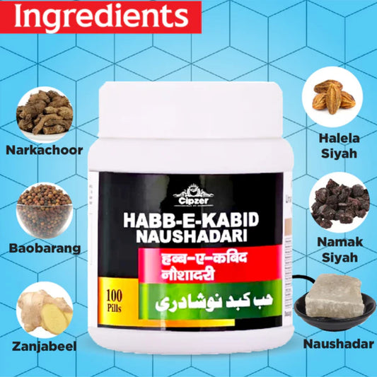 Cipzer Habb-e-Kabid Naushadari Pills | Swadesiicart