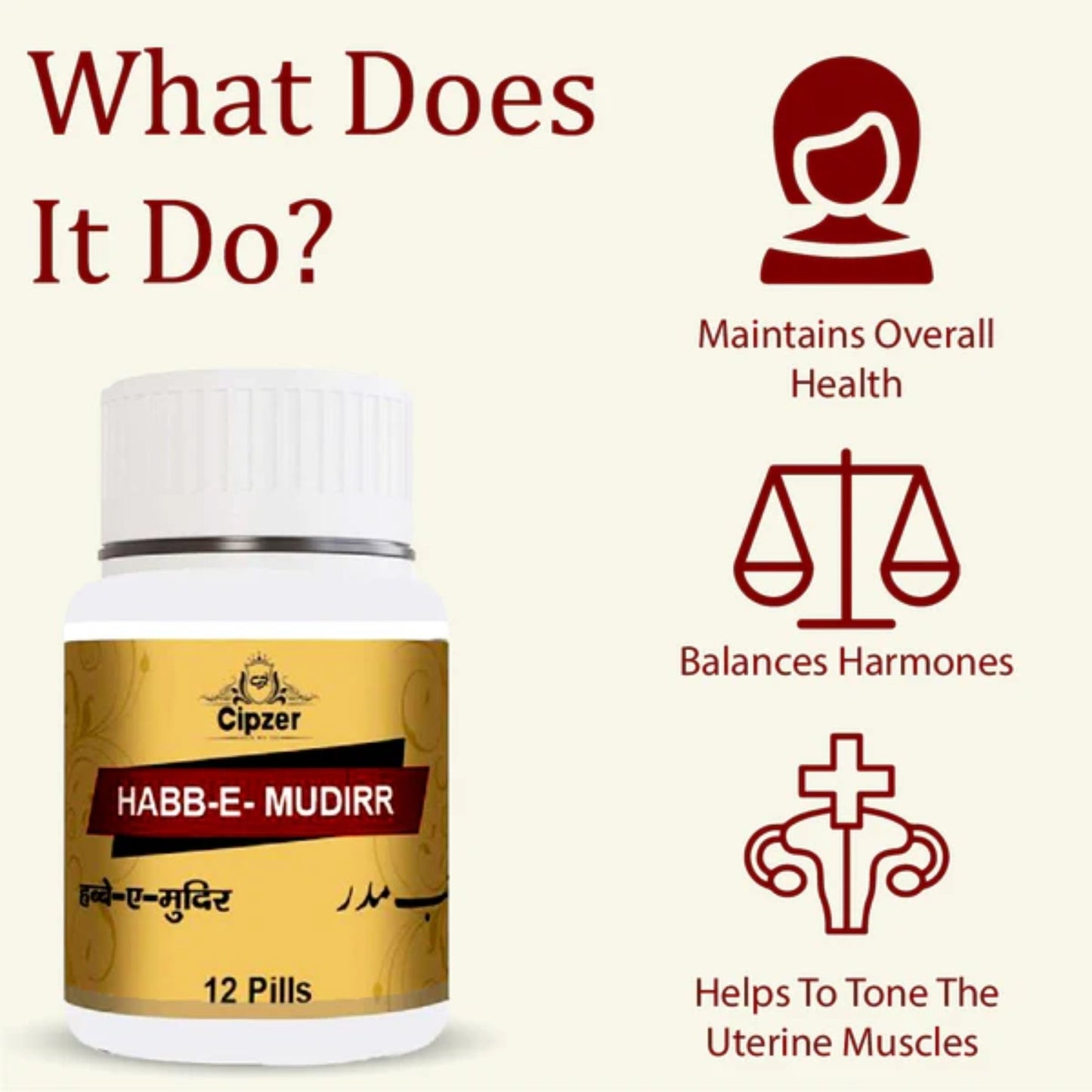 Cipzer Habb-e-Mudirr Pills | Swadesiicart