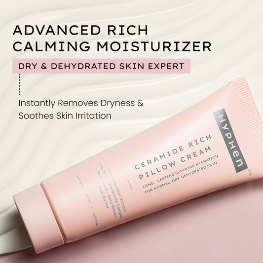 Hyphen By Kriti Sanon 10% Heartleaf & 7% Ceramides-Nmf Face Cream Moisturizer Rich Pillow Cream | Swadesiicart