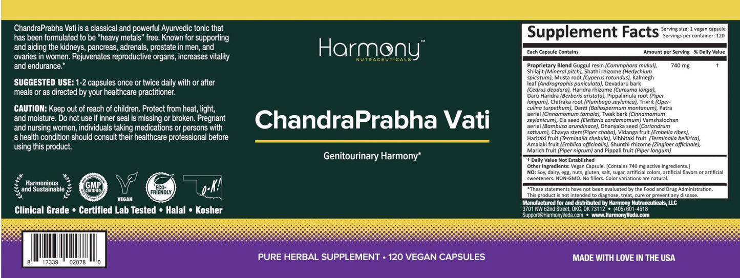 Harmony Veda | Chandraprabha Vati Capsules