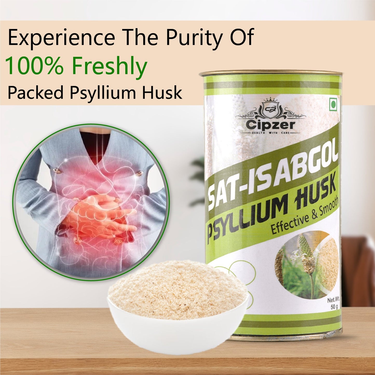 Cipzer Sat-Isabgol Psyllium Husk | Swadesiicart