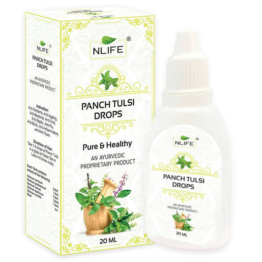 NLife Panch Tulsi Drops | Swadesiicart