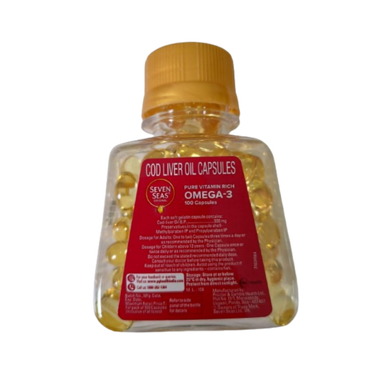 Seven Seas Original Cod-Liver Oil Capsules - Swadesiicart