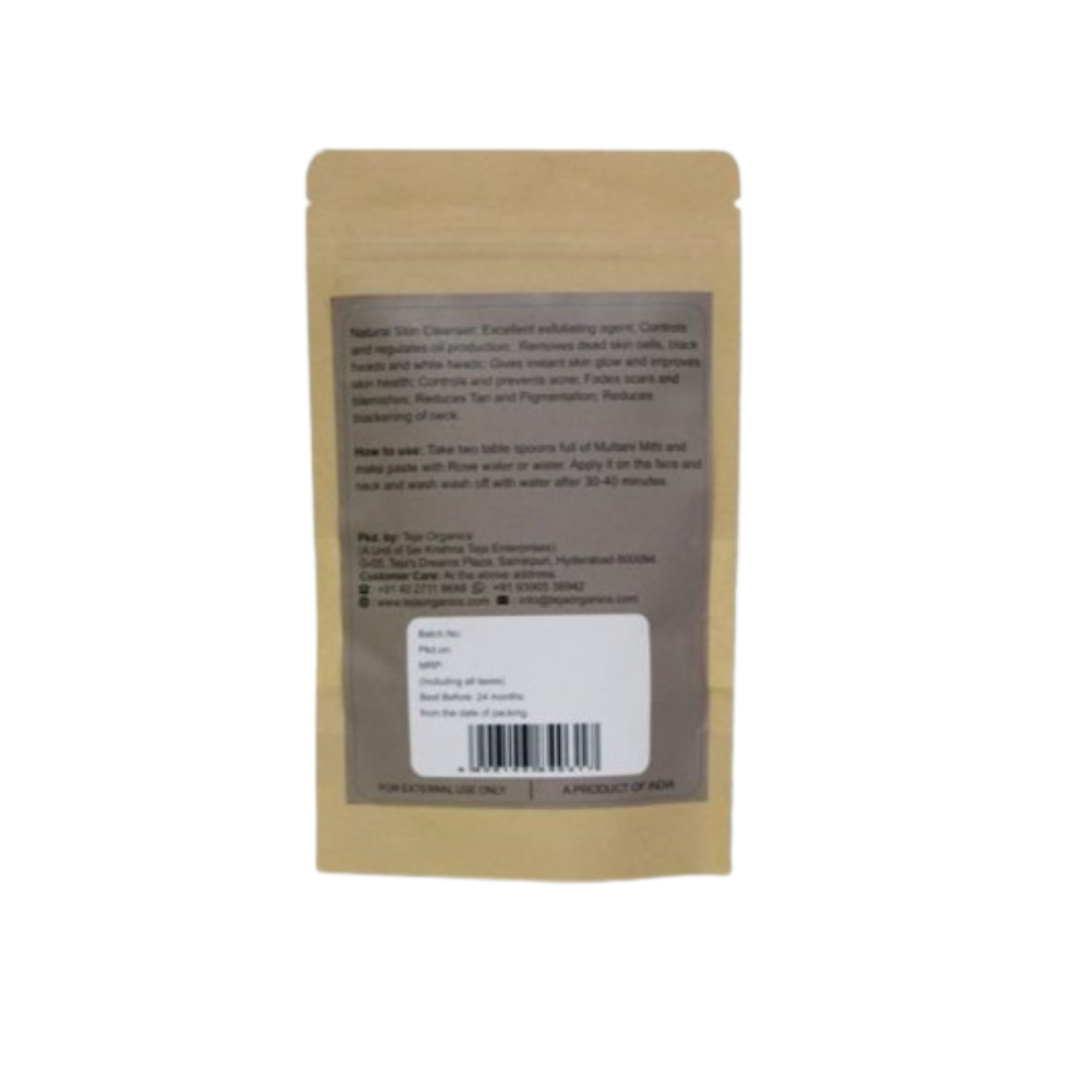 Teja Organics Multani Mitti Face Pack - Swadesiicart