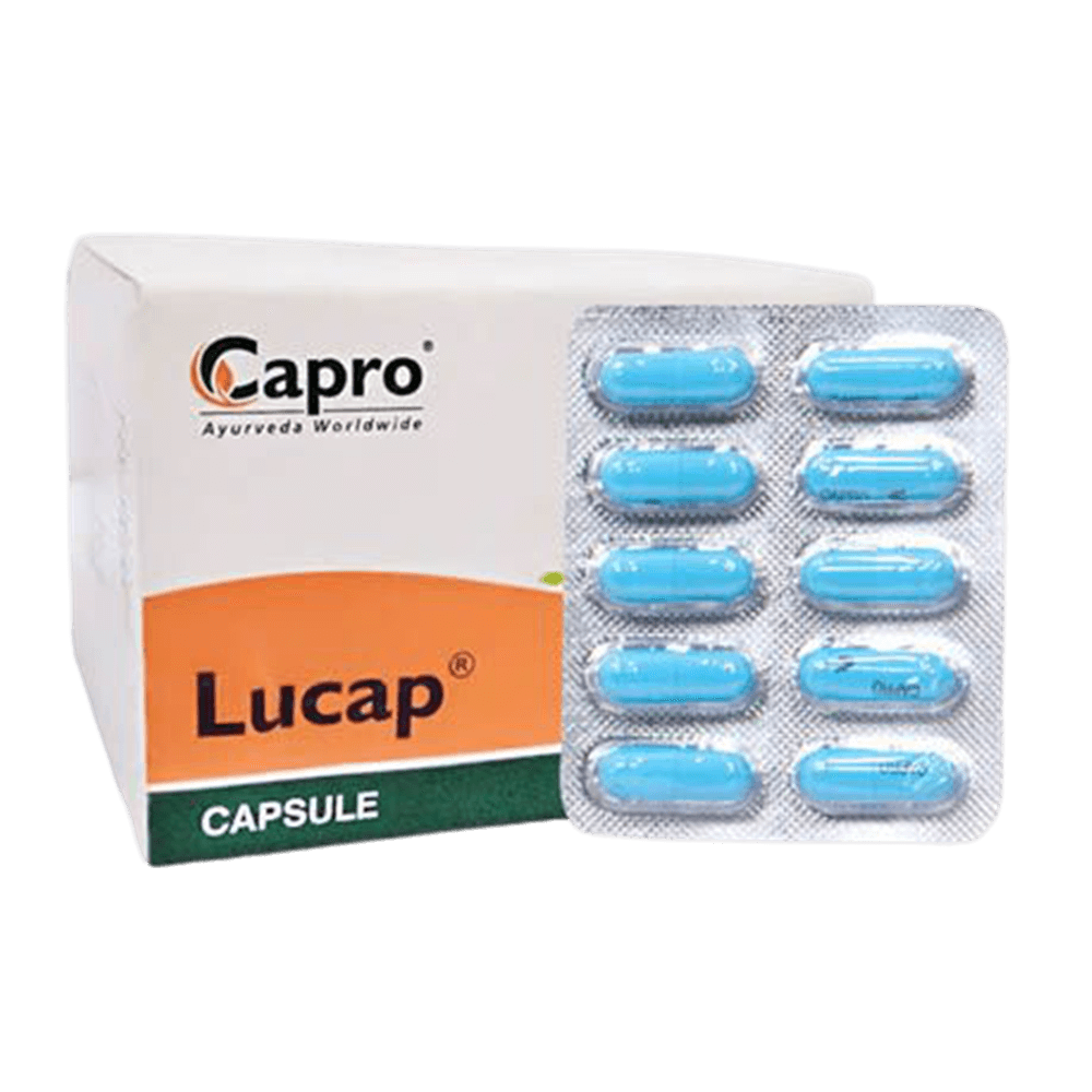 Capro Ayurveda Lucap Capsules | Swadesiicart