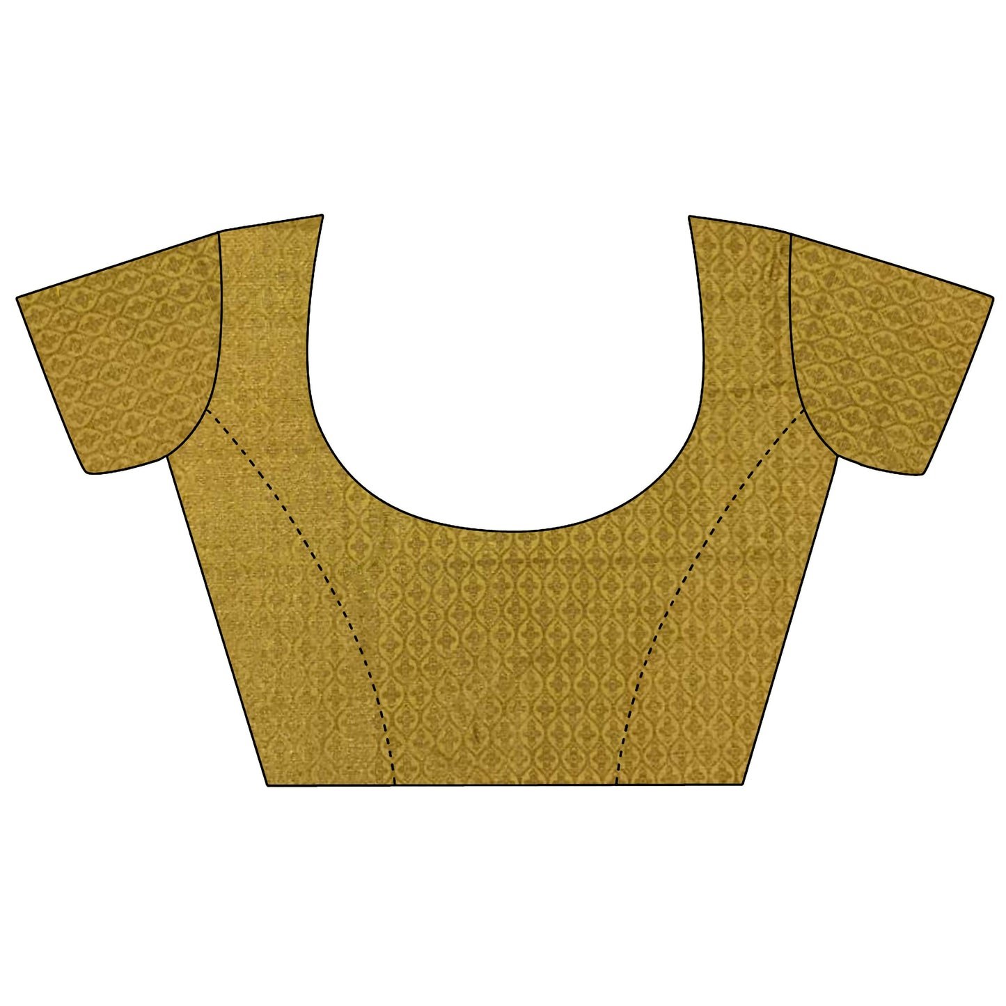 Joban Fashion Golden Yellow Banarasi Soft Lichi Silk Checks & Woven Saree | Swadesiicart