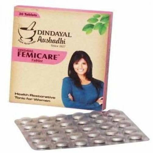 Dindayal Ayurveda Femicare Tablets | Swadesiicart