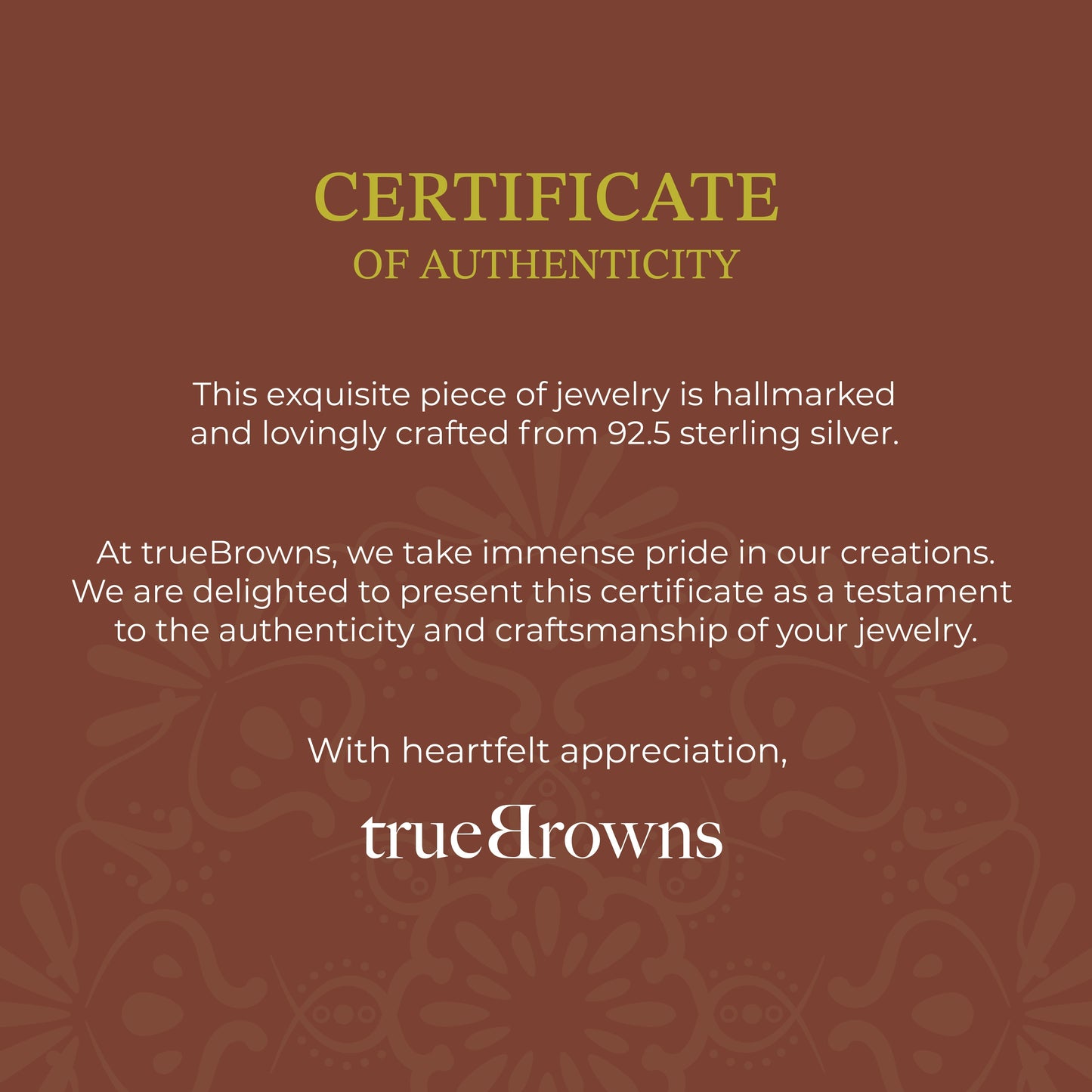 trueBrowns 925 Sterling Silver Precious SUPERSTAR Bracelet Rakhi