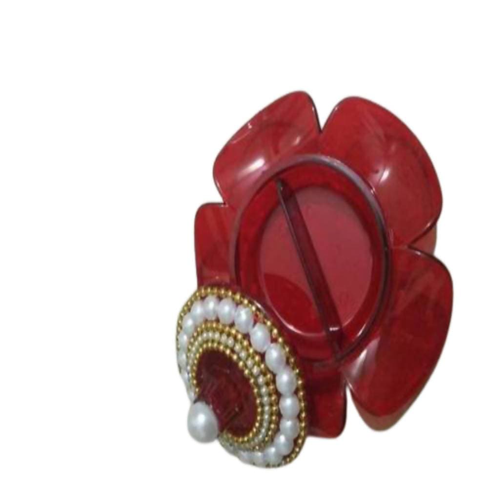 Kundan HandiKrafts Designer Haldi Kumkum Holder - Aahana - The Bliss Store