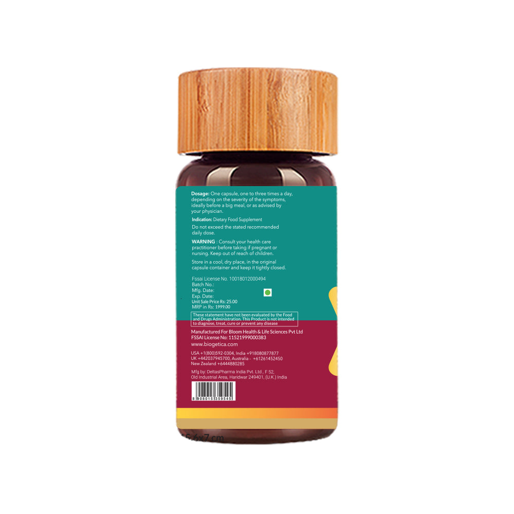 Biogetica Cronisol-D Capsules (Pain & Synapses Care) | Swadesiicart