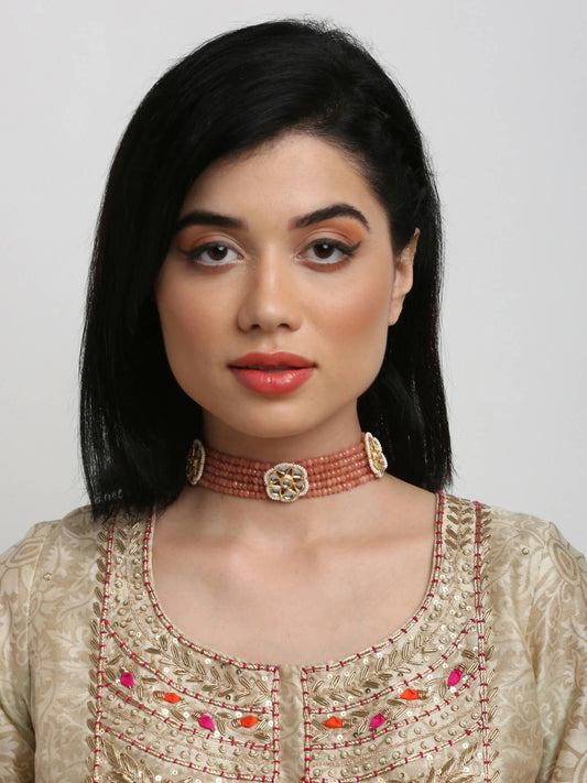 Kundan Choker - Ruby Raang | Swadesiicart
