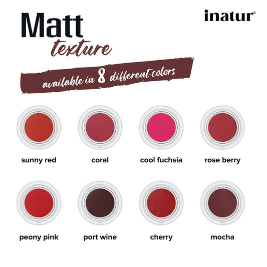 Inatur Lip and Cheek Tint Mocha - Swadesiicart