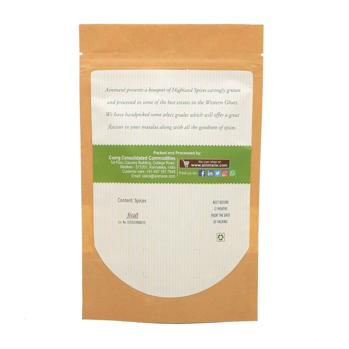 Ainmane Cinnamon Cigaretta - Swadesiicart