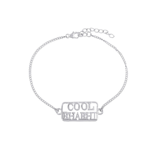 trueBrowns 925 Sterling Silver Precious Cool Bhabhi Bracelet Rakhi | Swadesiicart