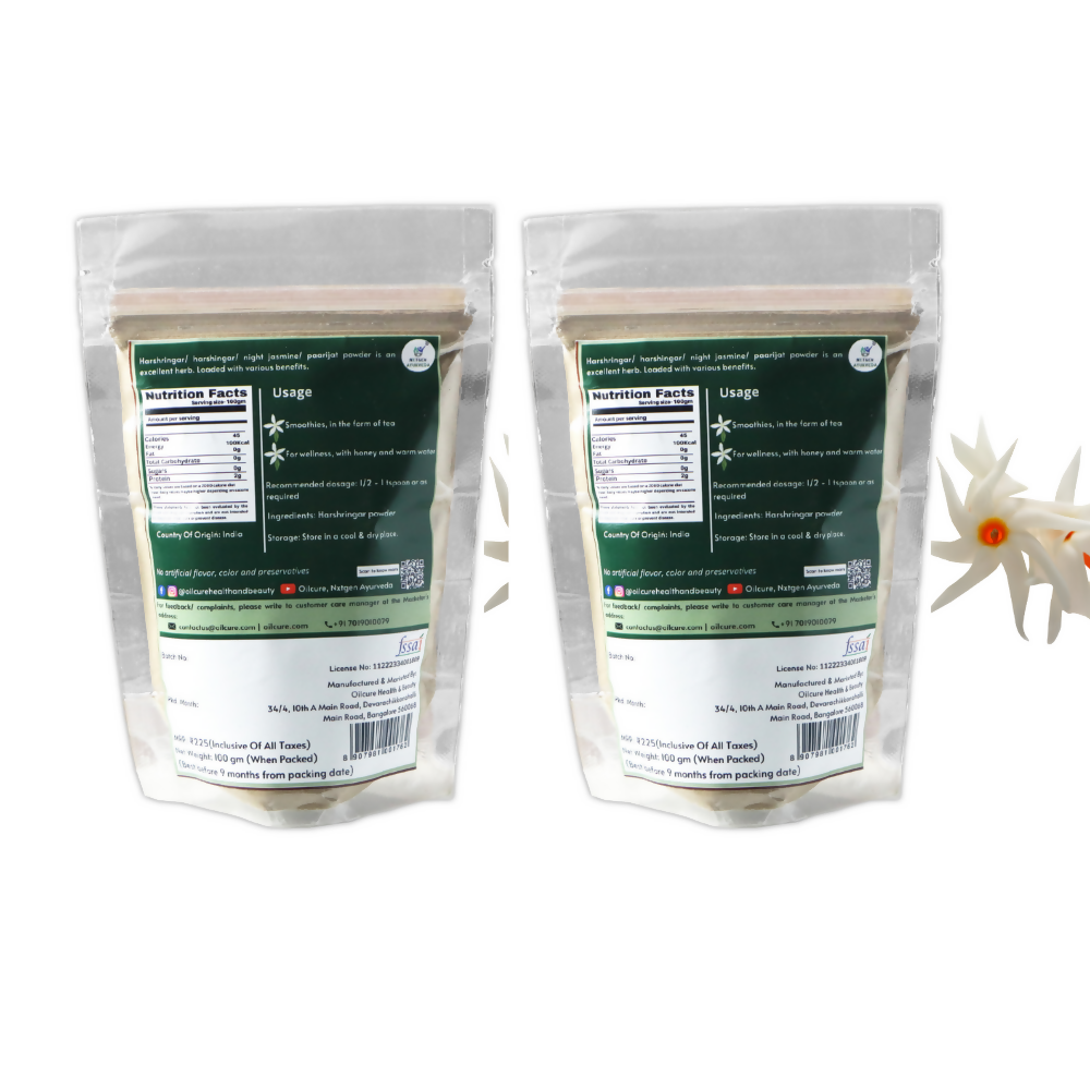 Nxtgen Ayurveda Harshringar (Paarijat) Leaves Powder - Swadesiicart