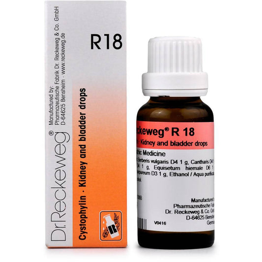 Dr. Reckeweg R18 Kidney and Bladder Drops | Swadesiicart