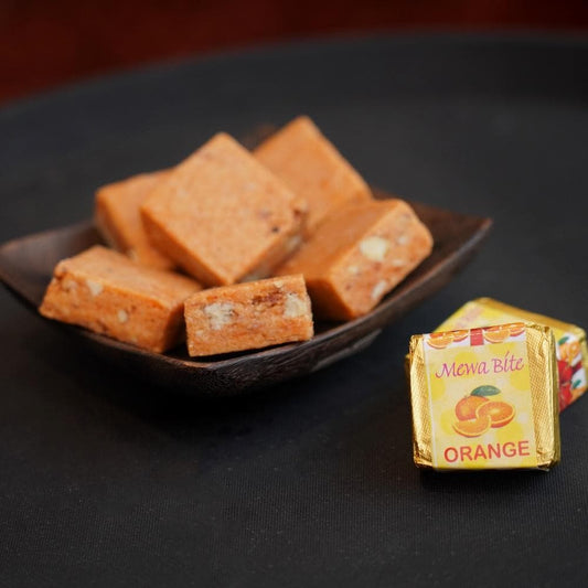 Nathu's Orange Mewa Bites | Swadesiicart