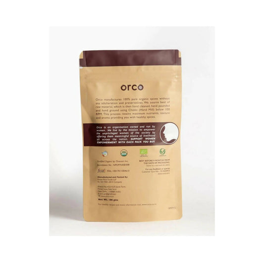 Orco Organic Black Pepper Whole - Swadesiicart
