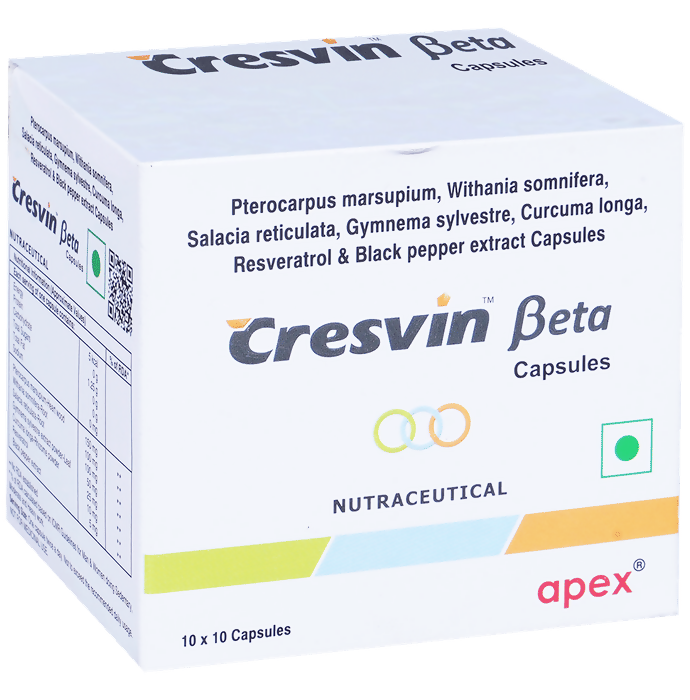 Apex Cresvin Beta Capsules | Swadesiicart