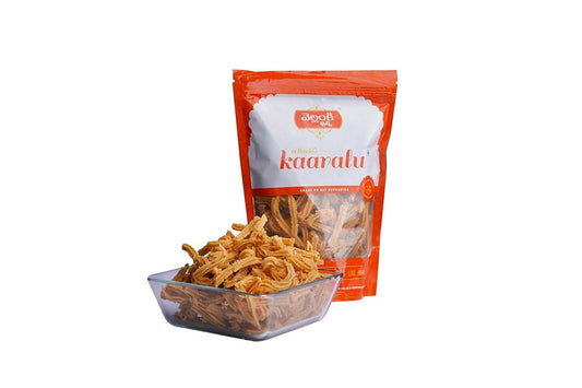 Vellanki Foods Andhra Snacks Combo - Muruku (500 gm), Chegodi (500 gm) - Swadesiicart