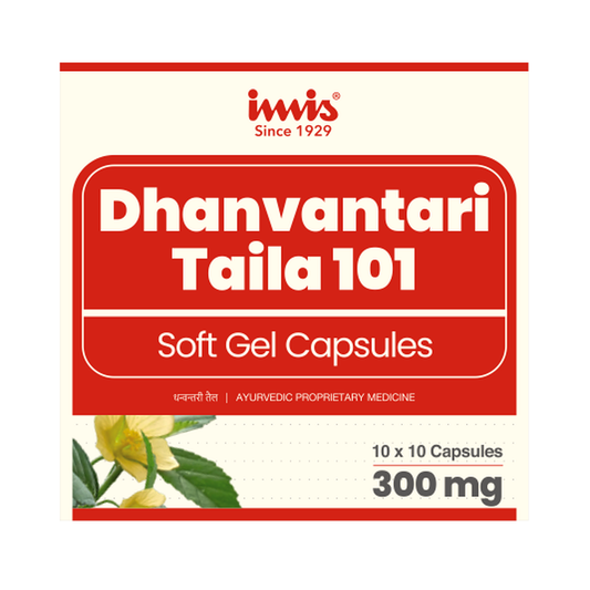 IMIS Ayurveda Dhanvantari Taila 101 Capsules | Swadesiicart