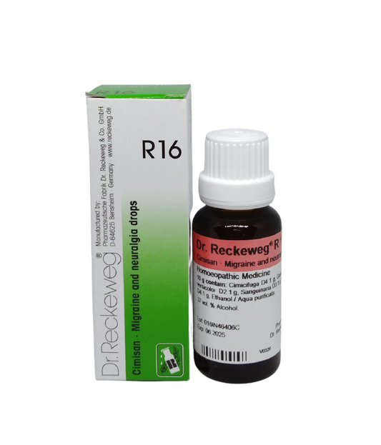 Dr. Reckeweg R16 Migraine And Neuralgia Drops | Swadesiicart
