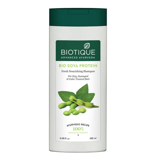 Biotique Advanced Ayurveda Bio Soya Protein Fresh Nourishing Shampoo 180Ml
