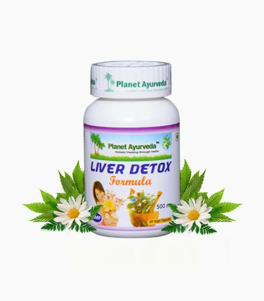 Planet Ayurveda Liver Detox Formula Capsules - Planet Ayurveda