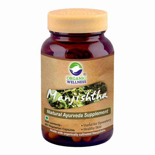 Organic Wellness Manjishtha Vegetarian Capsules - Organic Wellness Products Private Limited
