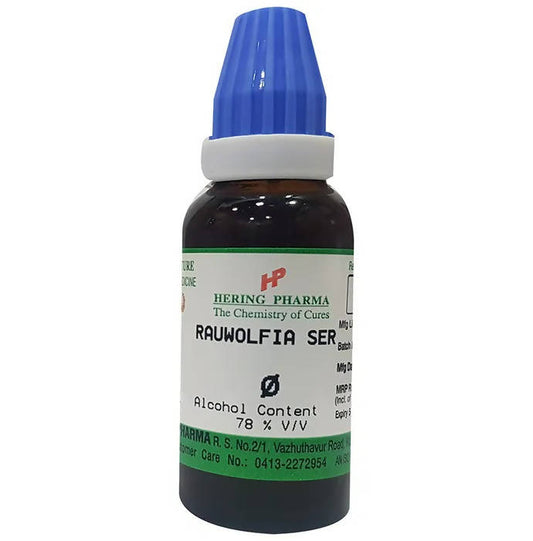 Hering Pharma Rauwolfia Ser Mother Tincture Q | Swadesiicart