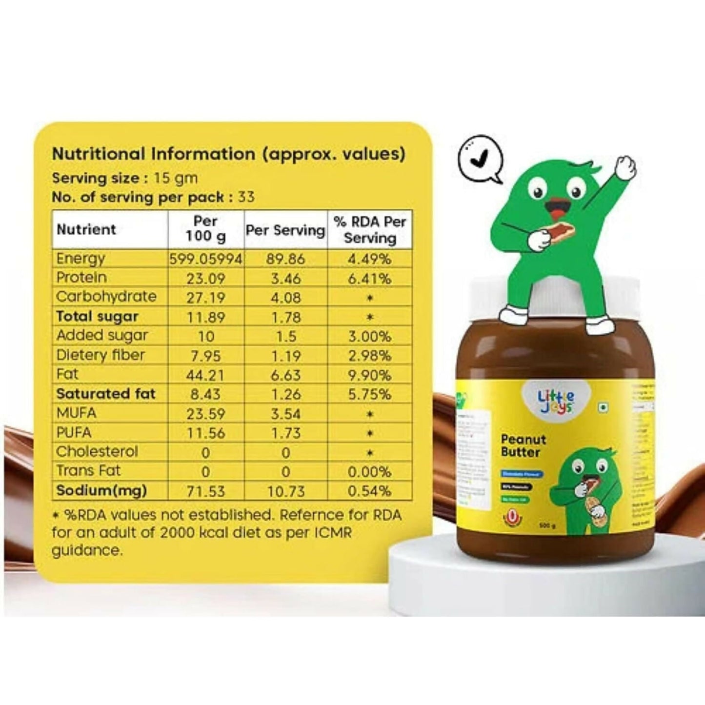 Little Joys Peanut Butter - Chocolate Flavour - Swadesiicart