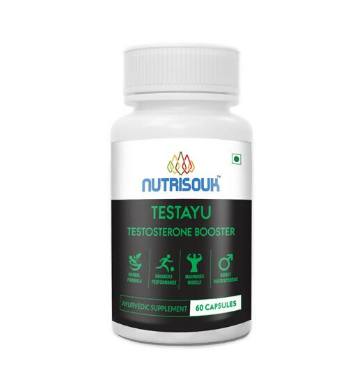 Nutrisouk Testayu Testosterone Booster Capsules | Swadesiicart