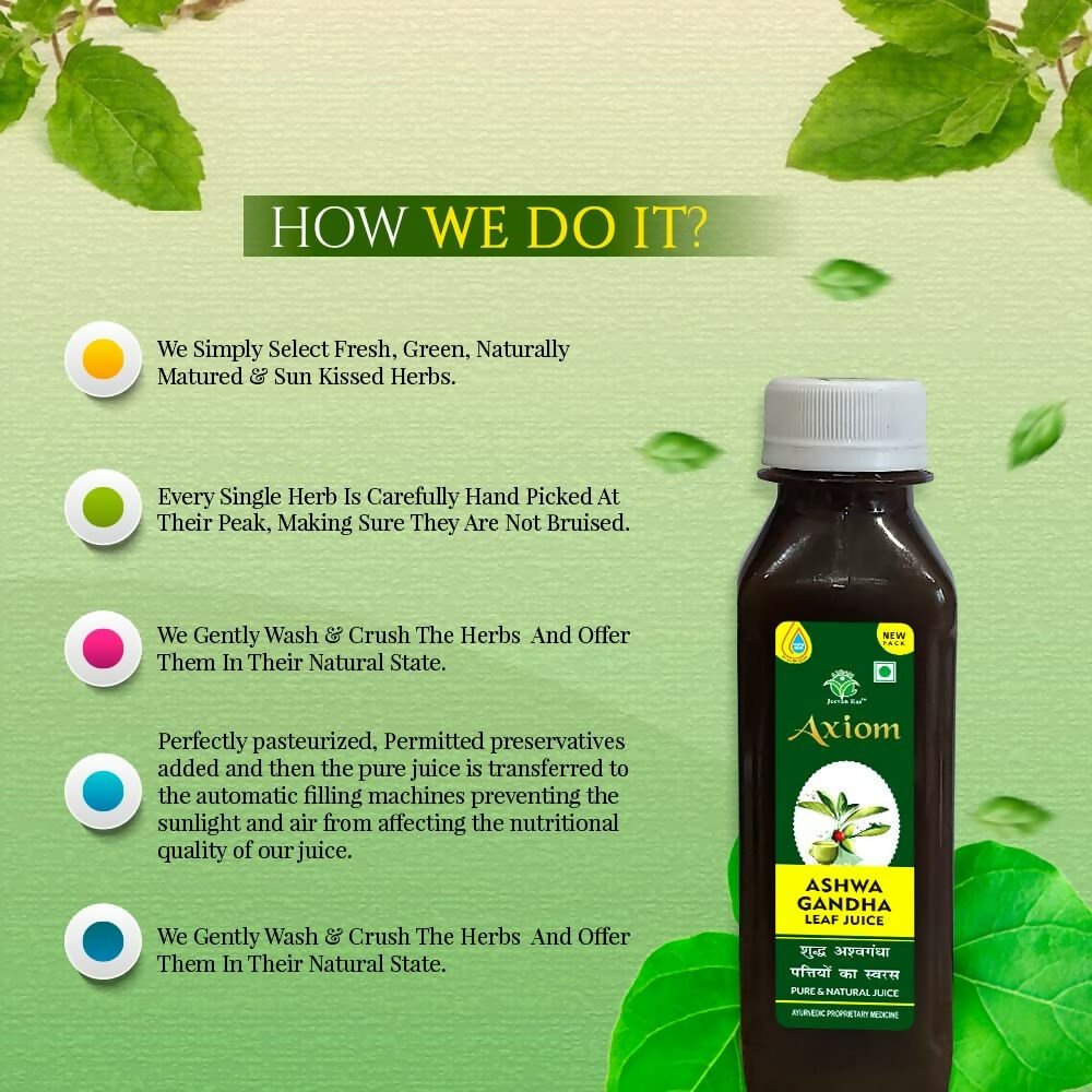 Axiom Ashwagandha Leaf Juice - Swadesiicart