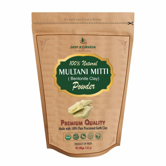 Deep Ayurveda Natural Multani Mitti - Distacart