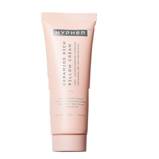 Hyphen By Kriti Sanon 10% Heartleaf & 7% Ceramides-Nmf Face Cream Moisturizer Rich Pillow Cream | Swadesiicart