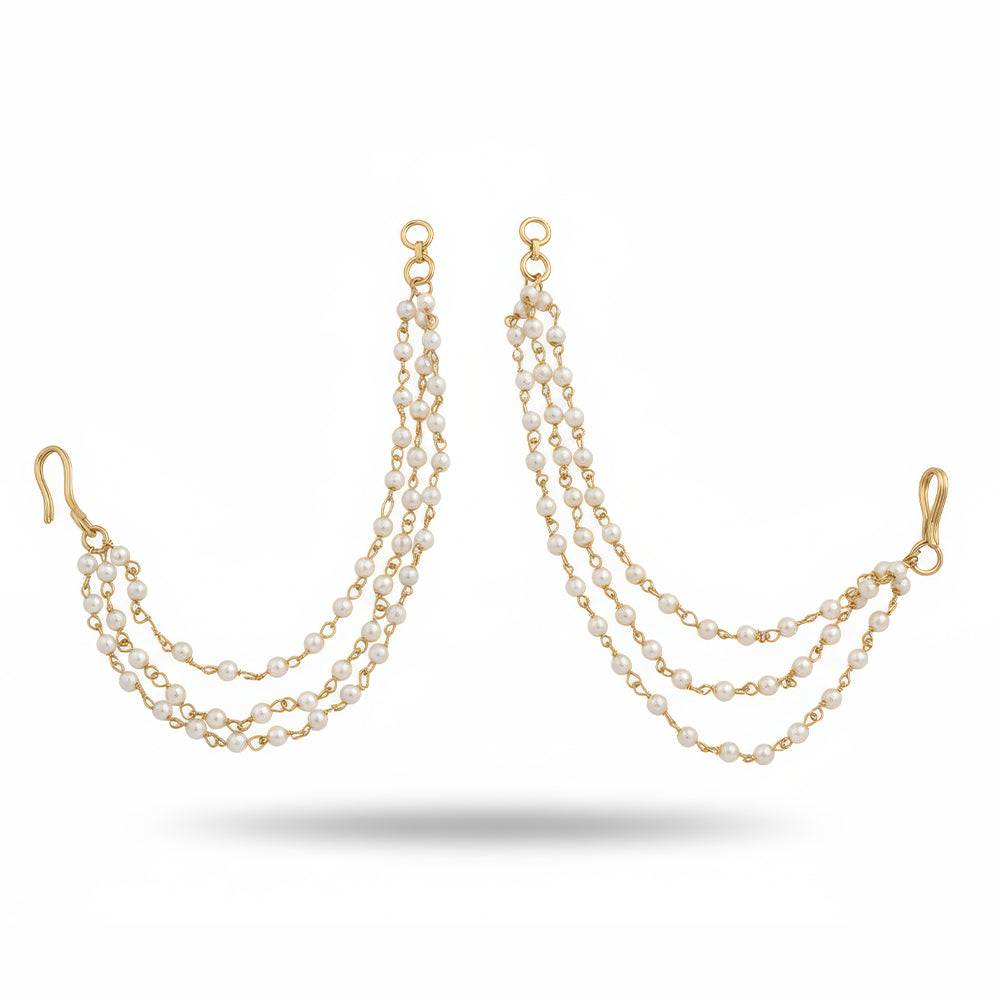 JS Fashion Triple Layer Antique Earrings for Women | Swadesiicart