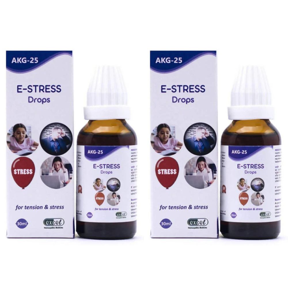 Excel Pharma E-Stress Drops | Swadesiicart