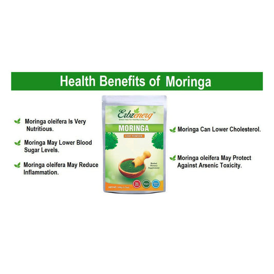 Erbzenerg Organic Moringa Leaf Powder - Swadesiicart