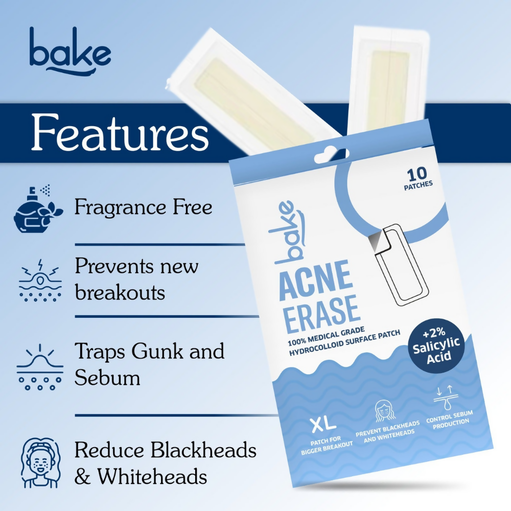Bake Acne Erase XL Pimple Patches | Swadesiicart