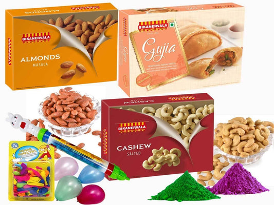 Bikano Masala Kaju And Badam Holi Gift - Bikanervala