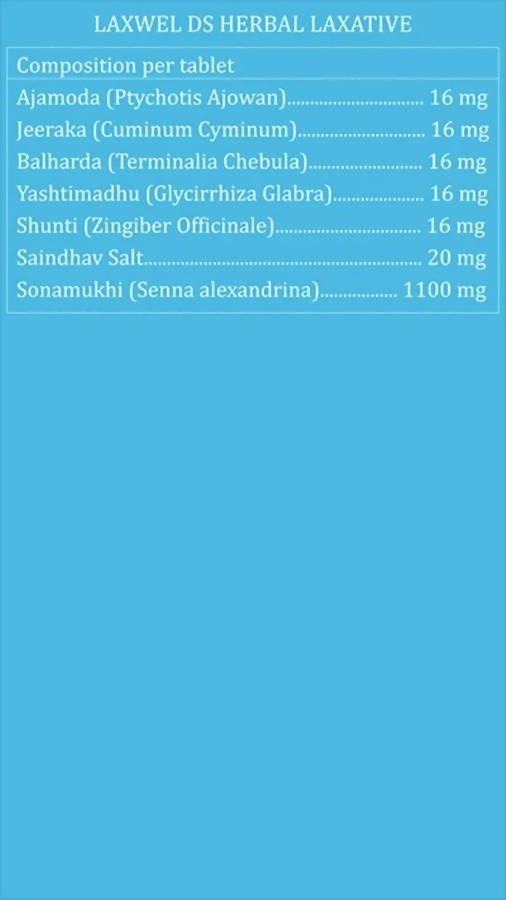 Purayati Laxwel DS Herbal Laxative Tablets | Swadesiicart