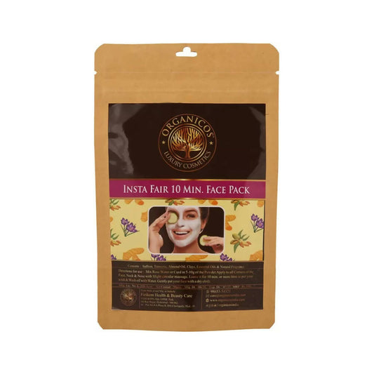 Organicos Insta Fair 10 Min Face Pack - Distacart