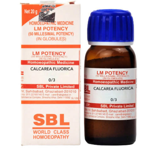 SBL Homeopathy Calcarea Fluorica LM Potency | Swadesiicart