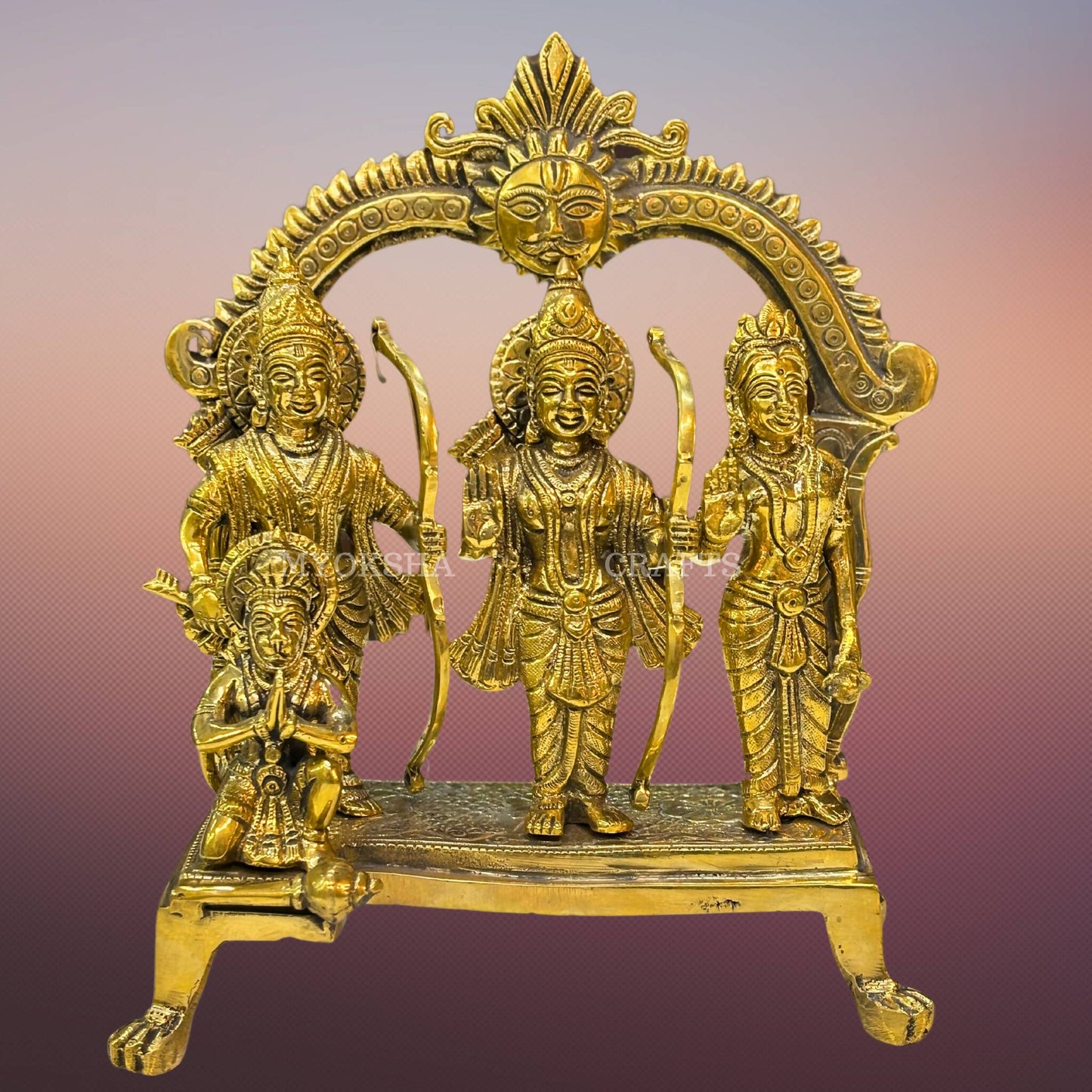 Brass Ram Darbar - Divine India Art