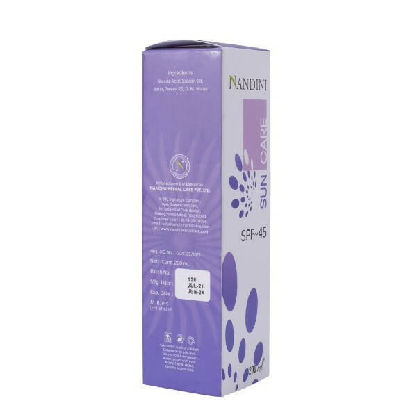 Nandini Herbal Sun Care Lotion SPF 45 - Swadesiicart